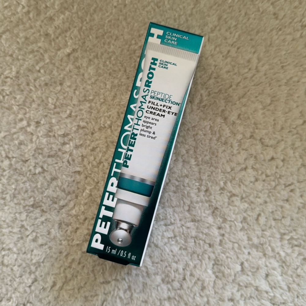 New Peter Thomas Roth 
Peptide Skinjection Fill + Fix Under Eye Cream